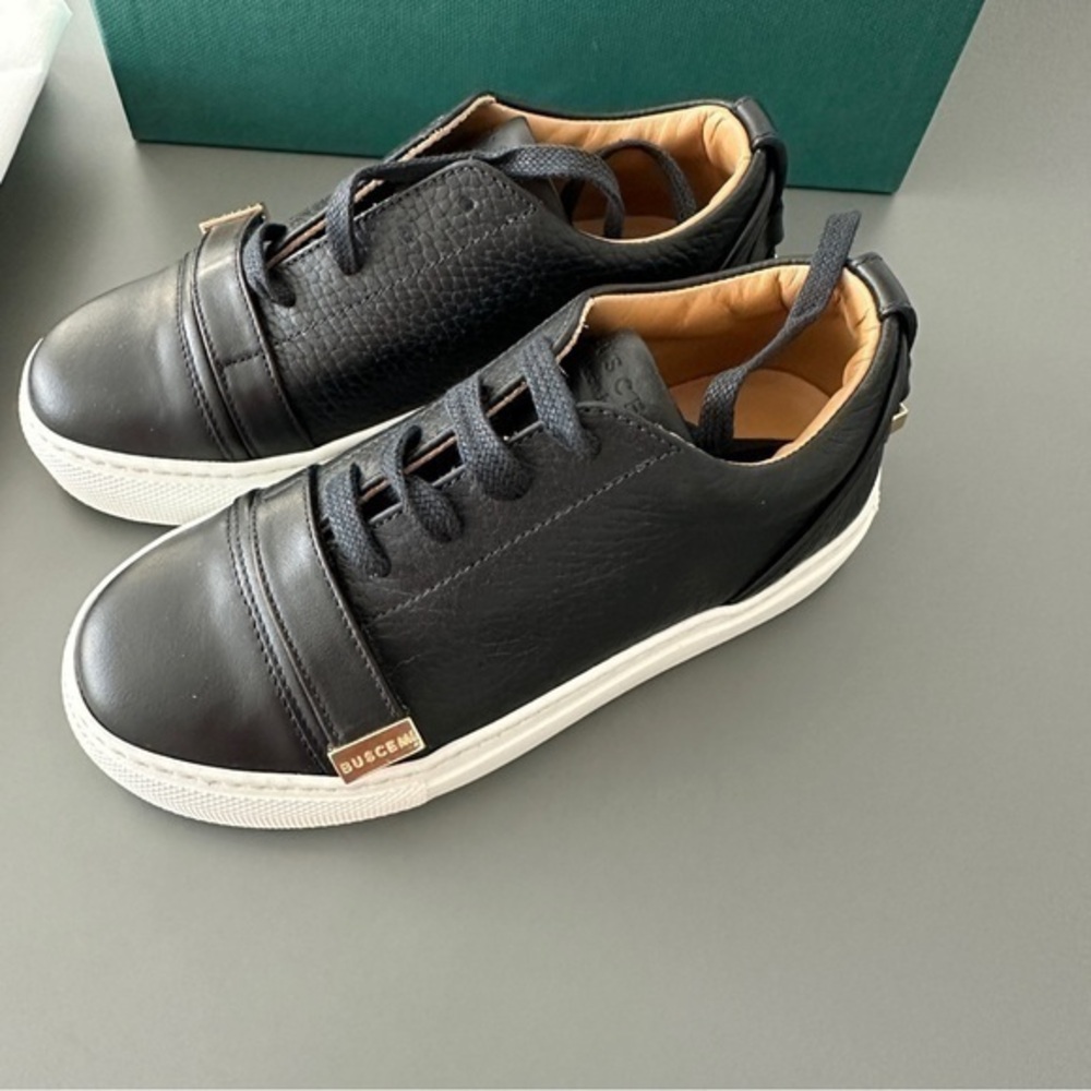 New Buscemi Kids Black Sneakers - Size 28 EU (Approx. US 11) - Made in Italy